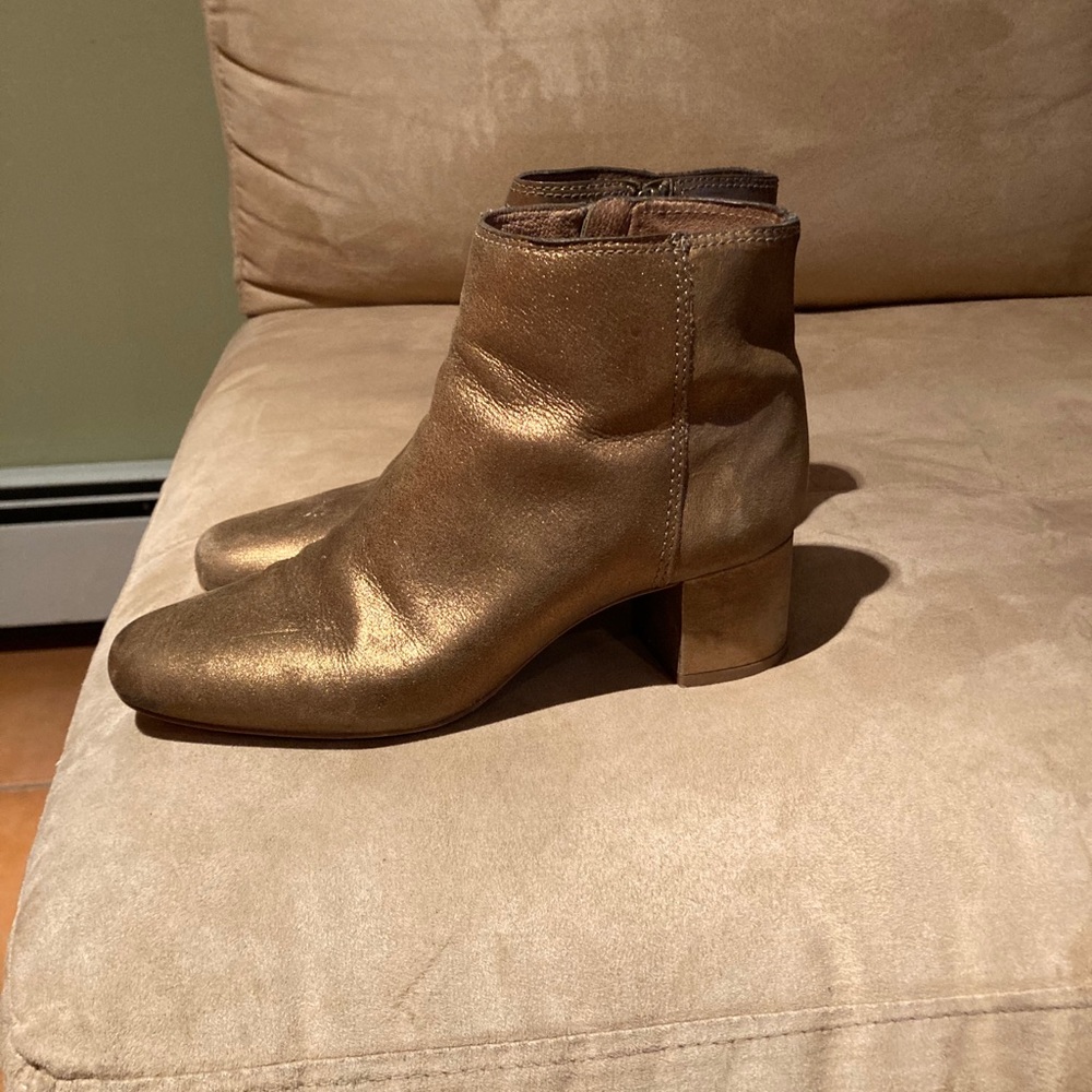 COPY - Madewell Gold Booties!